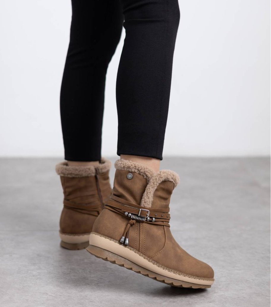 Refresh Botines Con Pelo Por Dentro Boots Zapatos Con Tacon Por