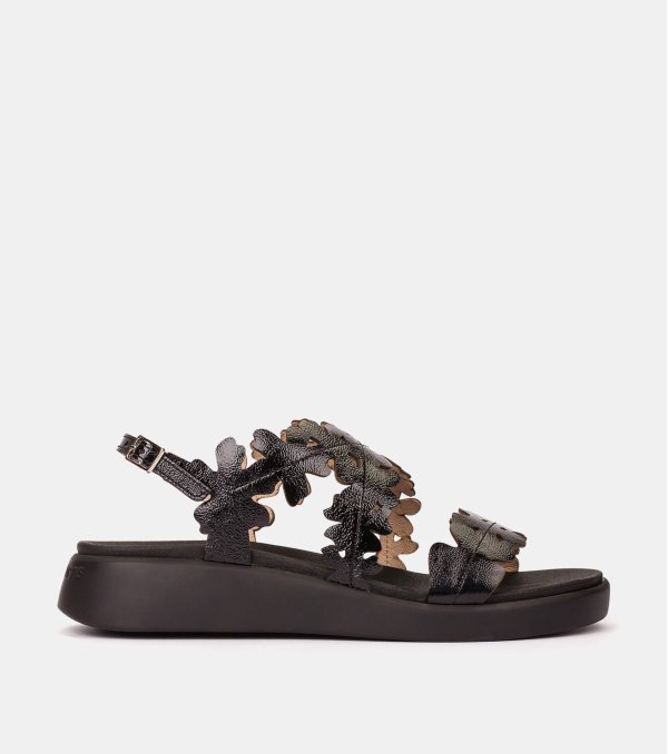 Sandalia Wonders C-6551 Negro