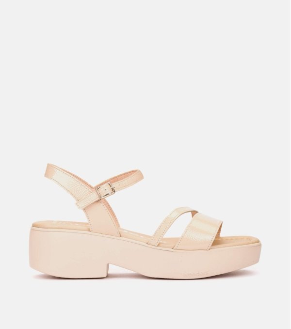 Sandalia Wonders B-1001 Beige 