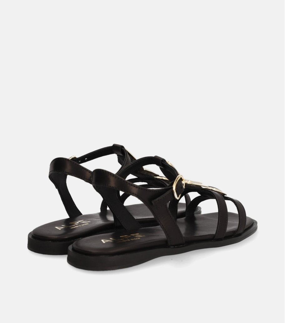 y414185　レディース　BLK M Sandalia plana Alpe 55941705 Negro | Botticelli Talla 36